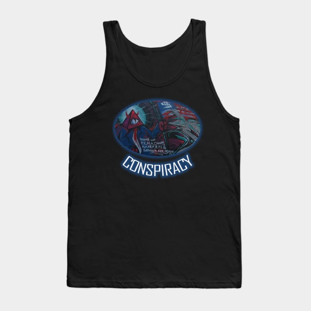 Conspiracy by Basement Mastermind Tank Top by BasementMaster